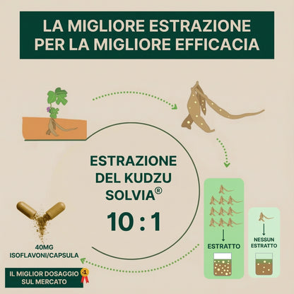 Kudzu Solvia 40 mg di isoflavoni – 100% naturale