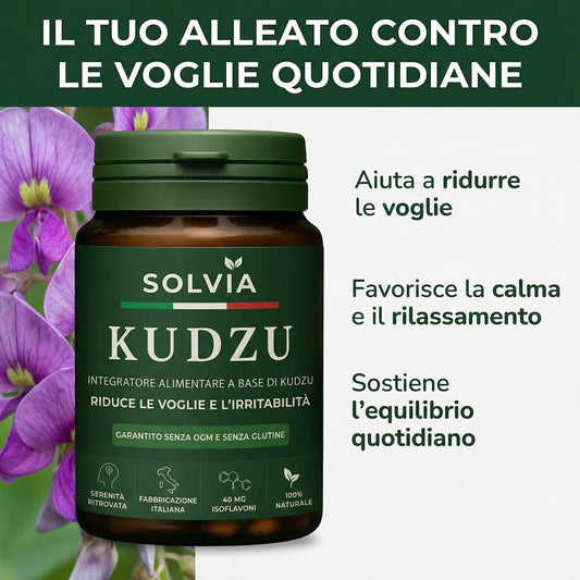 Kudzu Solvia 40 mg di isoflavoni – 100% naturale