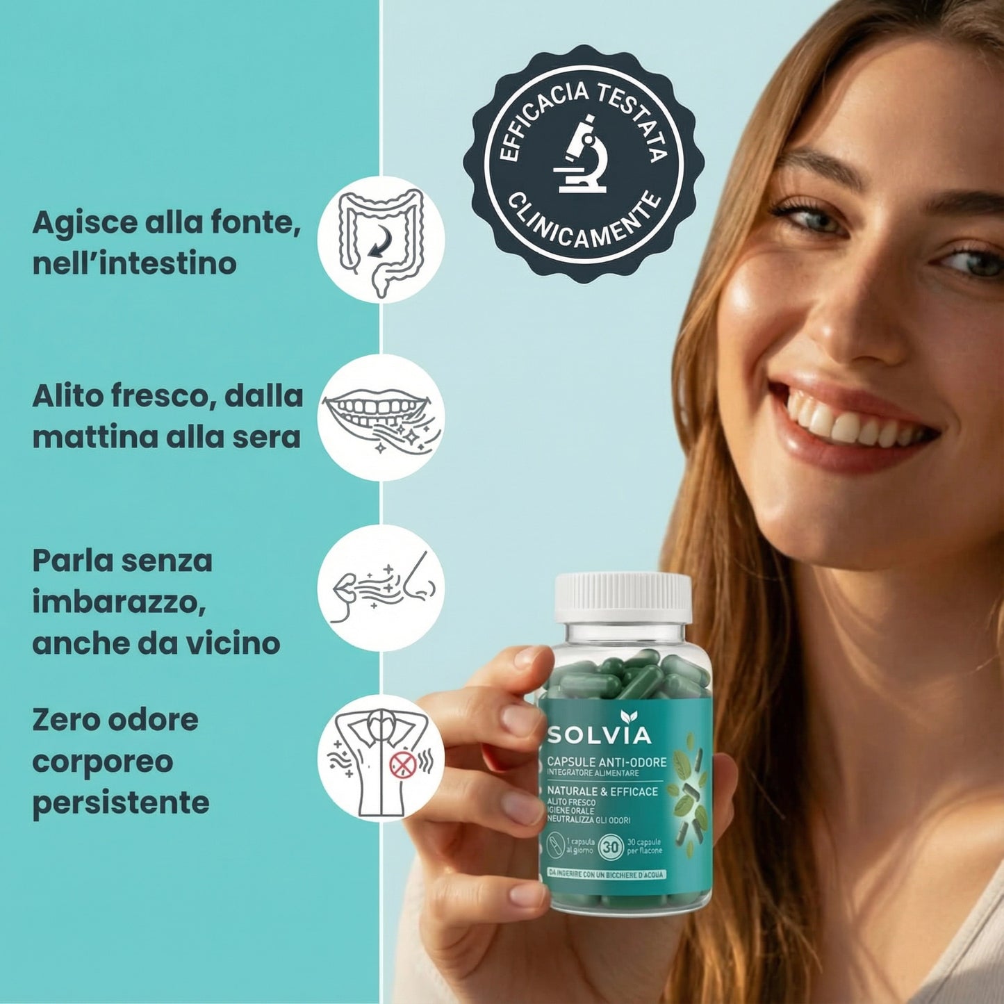 Solvia | Integratore anti-odore
