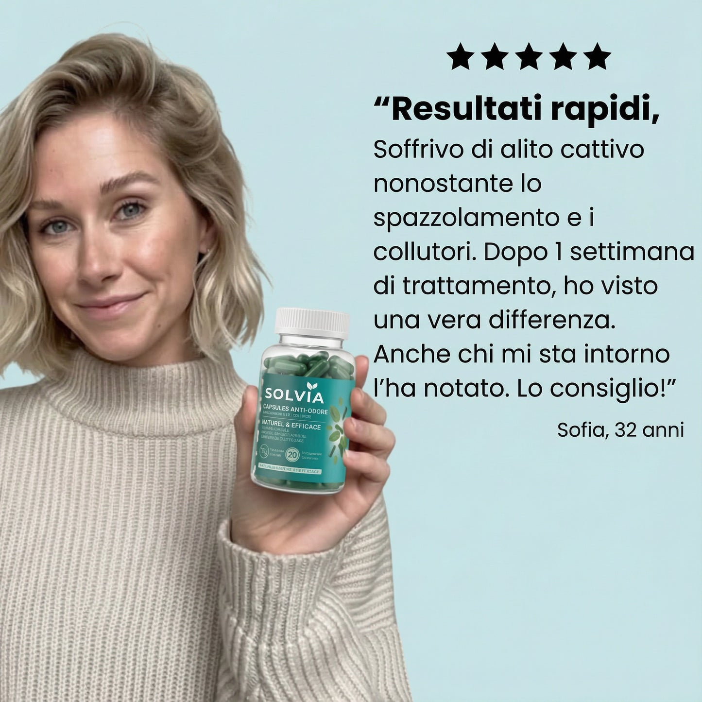 Solvia | Integratore anti-odore